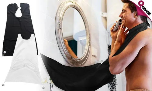 Hair Cutting Apron with Suction Hooks!